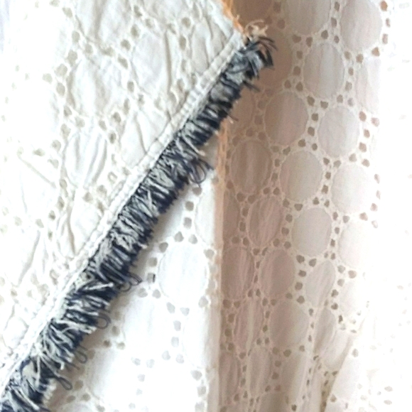 ⭐ Eyelet Jacket Embellished Femanine Embroidered - Picture 7 of 11